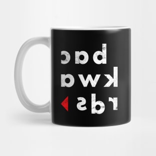 Backwards white Mug